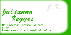 julianna kegyes business card